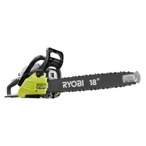 RY3818 18 in. 38cc 2-Cycle Gas Chainsaw with Heavy Duty Case