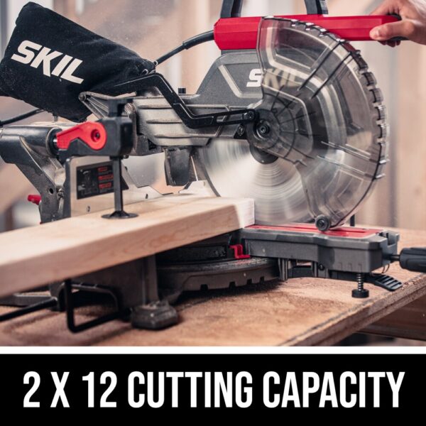 MS6305-00 10-in 15 Amps Dual Bevel Sliding Compound Corded Miter Saw - Image 5