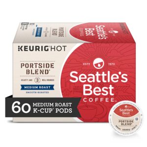 Seattle s Best Coffee Portside Blend Medium Roast K-Cup Pods | 10 Count (Pack of 6)
