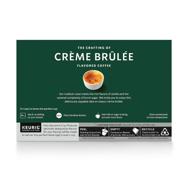 Starbucks Flavored K-Cup Coffee Pods, Cr??me Brl??e for Keurig Brewers, 6 boxes (60 pods total) - Image 7