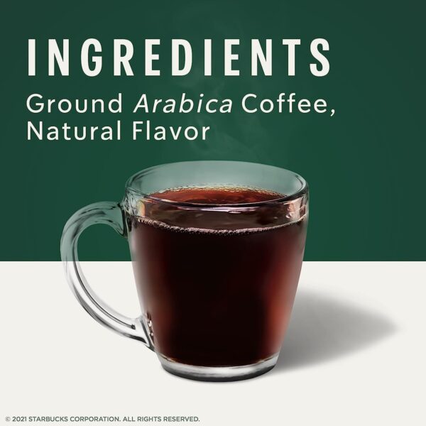 Starbucks Ground Coffee, Cinnamon Dolce Flavored Coffee, No Artificial Flavors, 100% Arabica, 6 bags (11 oz each) - Image 6