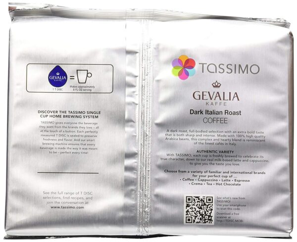 Tassimo T-Discs: Gevalia Dark Italian Roast (Case of 5 packages; 60 T-Discs Total) - Image 5