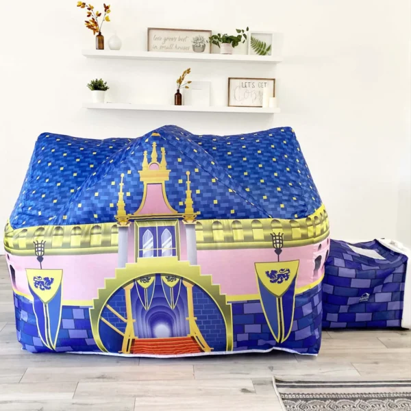 The Original AIR FORT Build A Fort in 30 Seconds, Inflatable Fort for Kids (Royal Castle) - Image 2