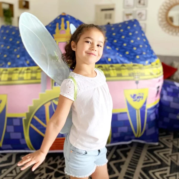 The Original AIR FORT Build A Fort in 30 Seconds, Inflatable Fort for Kids (Royal Castle) - Image 3
