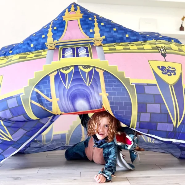 The Original AIR FORT Build A Fort in 30 Seconds, Inflatable Fort for Kids (Royal Castle) - Image 4