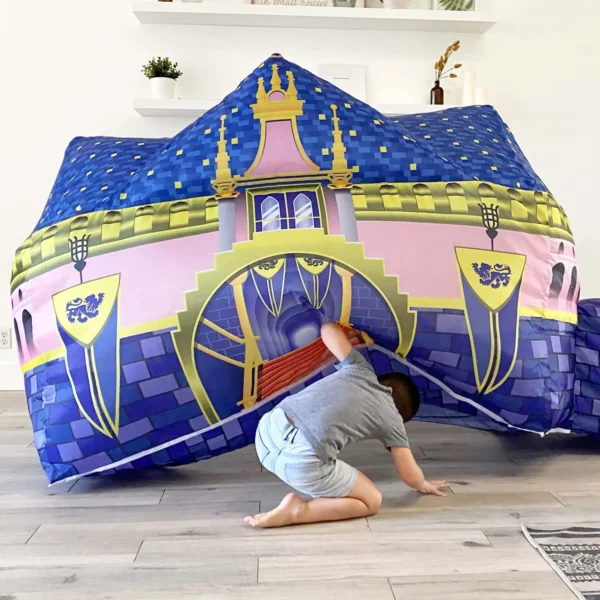 The Original AIR FORT Build A Fort in 30 Seconds, Inflatable Fort for Kids (Royal Castle) - Image 8