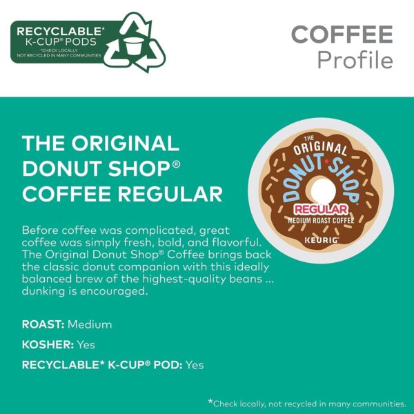 The Original Donut Shop Regular Keurig Single-Serve K-Cup Pods, Medium Roast Coffee, 96 Count (4 Packs of 24) - Image 3