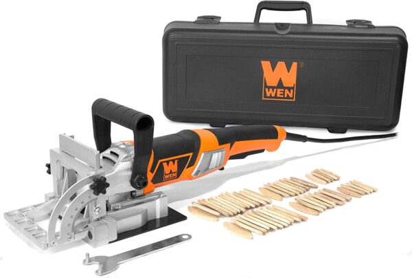 JN8504 8.5-Amp Plate and Biscuit Joiner with Case and Biscuits