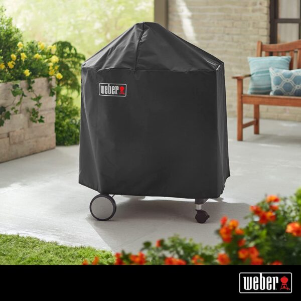 Weber Grill Cover For Performers, Black, 22 inch - Image 3