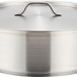 Stainless Steel 15 Quart Brasier with Cover