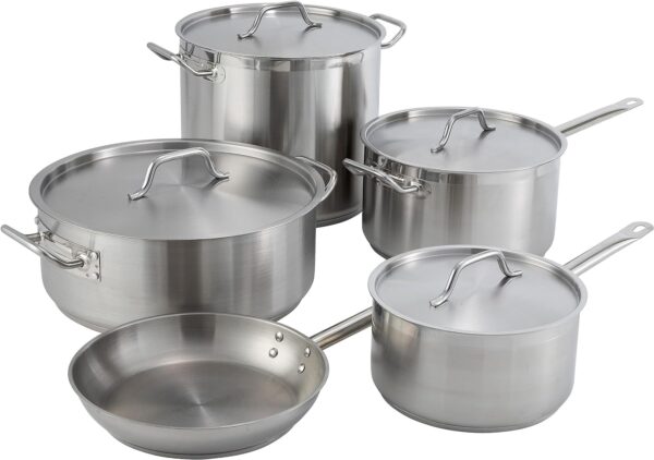Stainless Steel 15 Quart Brasier with Cover - Image 3