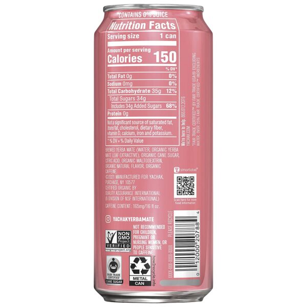 Yachak Yerba Mate Drink, Passionfruit, 16 Fl Oz, 12 Count - Image 3