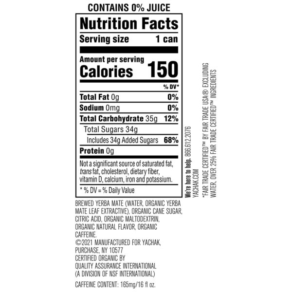 Yachak Yerba Mate Drink, Passionfruit, 16 Fl Oz, 12 Count - Image 6