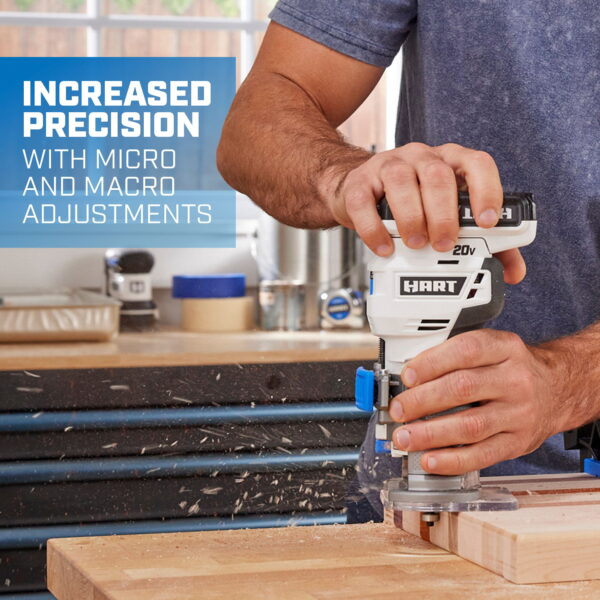 20-Volt Cordless Trim Router for Cutting, Shaping and Trimming (Battery Not Included) - Image 6