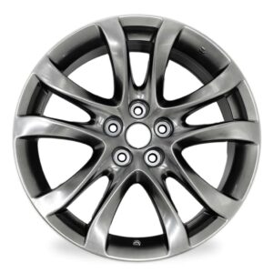 19  19 7.5  Automotive Rim New Single Wheel for Mazda 6 2014   2017 Dark Hyper Silver OEM Quality Replacement