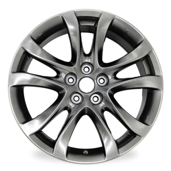 19  19 7.5  Automotive Rim New Single Wheel for Mazda 6 2014   2017 Dark Hyper Silver OEM Quality Replacement