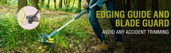 40V Cordless String Trimmer with 4.0 Ah Battery and Charger DB2603 - Image 11