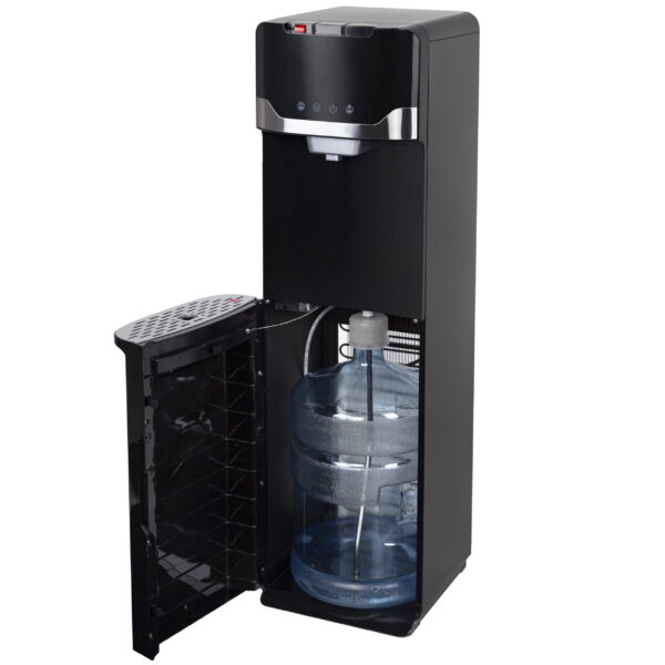 Great Value Bottom Loading Hot/Cold/Room Temp. Water Dispenser, Black Water Cooler - Image 3