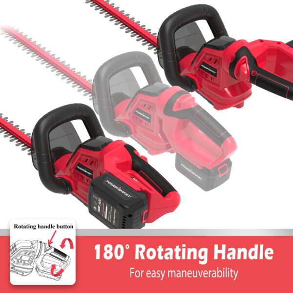 20V Lithium-Ion Cordless 22 inch Hedge Trimmer, PS76106A 2.0 Ah Battery and Charger Included - Image 6