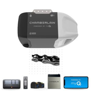 C2212T 1/2 HP Smart Chain Drive Garage Door Opener with Battery Backup