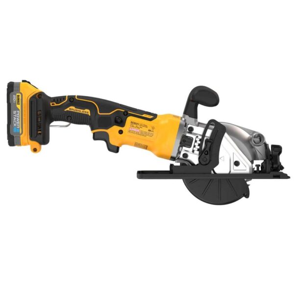DCS571E1 Atomic 20-Volt Maximum Lithium-Ion Cordless Brushless 4-1/2 in. Circular Saw Kit with 1.7 Ah Battery and Charger - Image 3