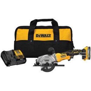 DCS571E1 Atomic 20-Volt Maximum Lithium-Ion Cordless Brushless 4-1/2 in. Circular Saw Kit with 1.7 Ah Battery and Charger