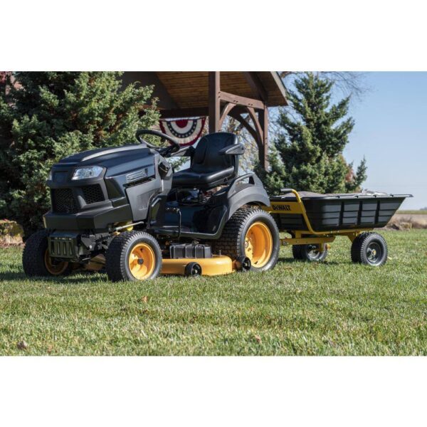 DXTB0573 800lb/10 Cu. Ft. Swivel/Dump Cart   Convertible to Tow/Wheelbarrow - Image 3