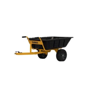 DXTB0573 800lb/10 Cu. Ft. Swivel/Dump Cart   Convertible to Tow/Wheelbarrow