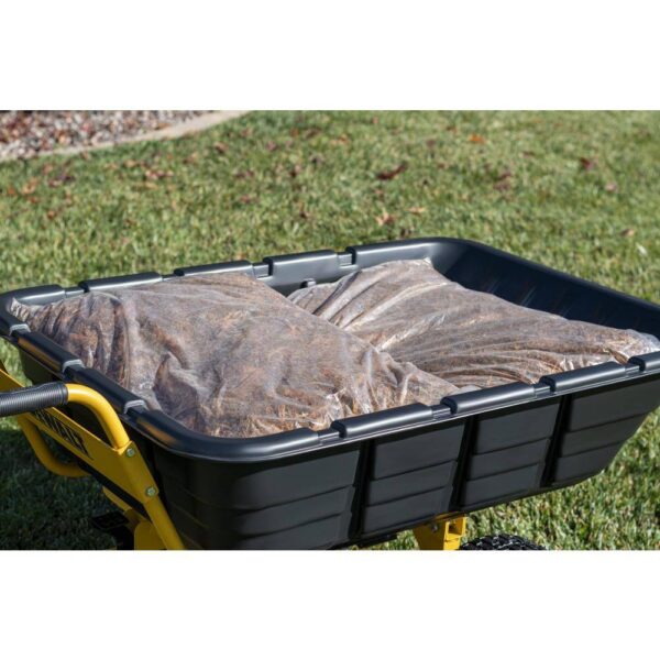 DXTB0573 800lb/10 Cu. Ft. Swivel/Dump Cart   Convertible to Tow/Wheelbarrow - Image 4