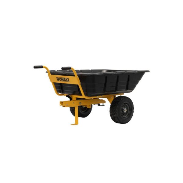 DXTB0573 800lb/10 Cu. Ft. Swivel/Dump Cart   Convertible to Tow/Wheelbarrow - Image 5