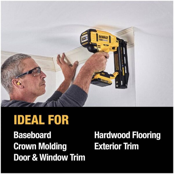 DCN662D1 20V MAX XR Lithium-Ion 16-Gauge Cordless Finish Nailer Kit with 2.0Ah Battery, Charger and Kit Bag - Image 9