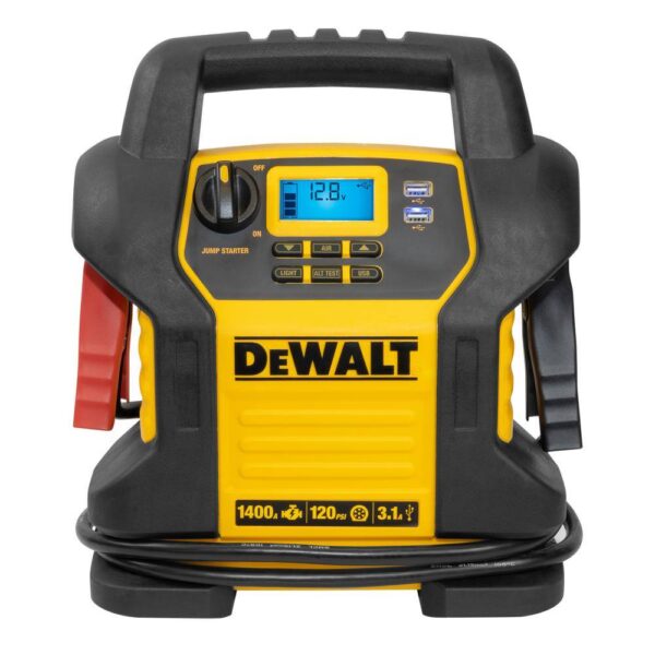 DXAEJ14 1400 Peak Amp Portable Car Jump Starter with Digital Compressor - Image 7