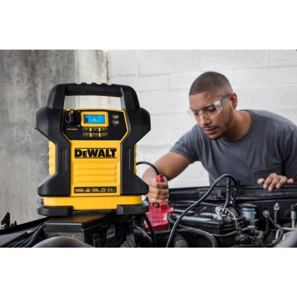 DXAEJ14 1400 Peak Amp Portable Car Jump Starter with Digital Compressor - Image 6