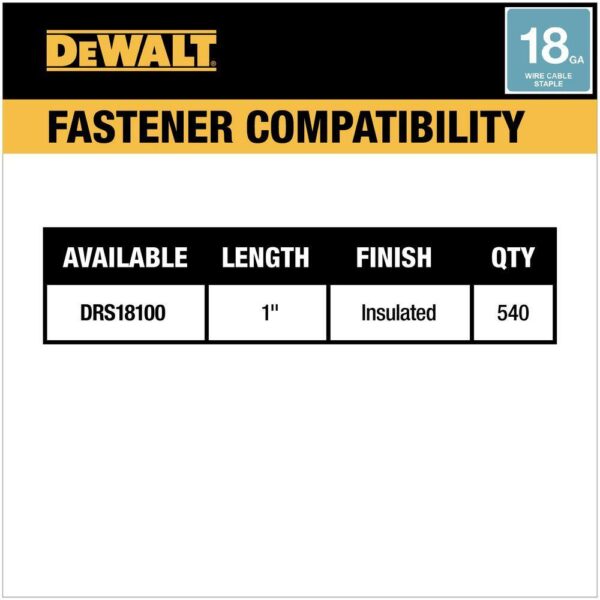 DCN701D1 20V MAX Lithium-Ion Cordless Cable Stapler with 2.0Ah Battery, Charger and Bag - Image 10