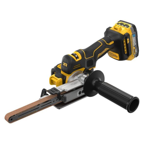 DCM200E1 20-Volt MAX XR Lithium-Ion 18 in. Cordless Bandfile Kit with 1.7 Ah Battery, Charger and (2) 80 Grit Belts - Image 3