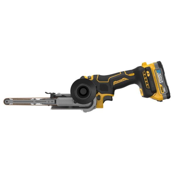 DCM200E1 20-Volt MAX XR Lithium-Ion 18 in. Cordless Bandfile Kit with 1.7 Ah Battery, Charger and (2) 80 Grit Belts - Image 2