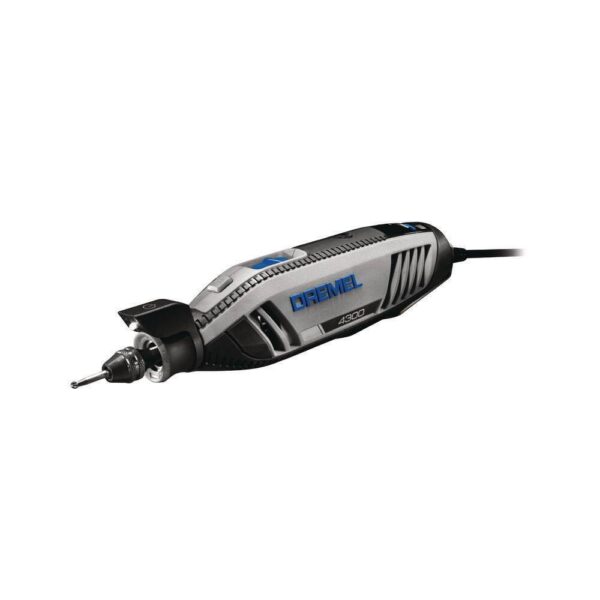 4300-9/64 4300 Series 1.8 Amp Variable Speed Corded Rotary Tool Kit with Mounted Light, 64 Accessories, 9 Attachments and Case - Image 3