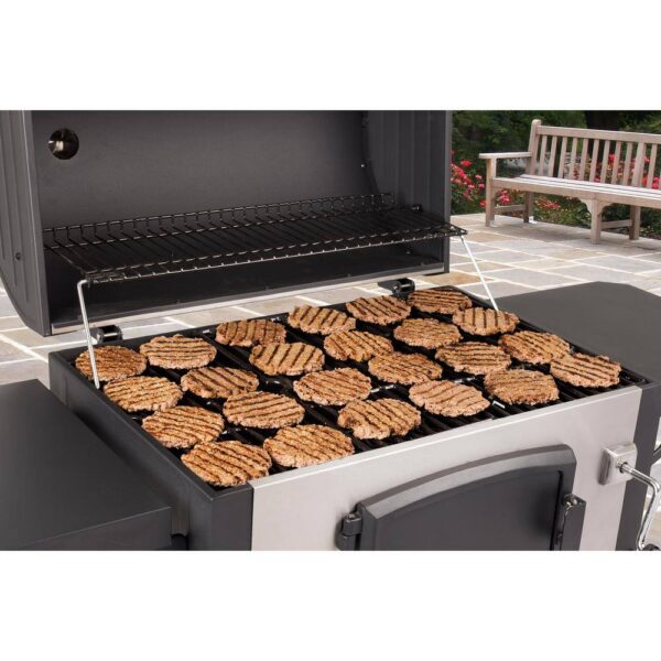 DGN486SNC-D Heavy-Duty Large Charcoal Grill in Black and Stainless Steel - Image 10