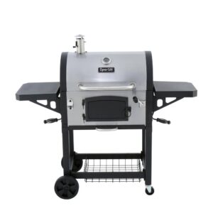 DGN486SNC-D Heavy-Duty Large Charcoal Grill in Black and Stainless Steel