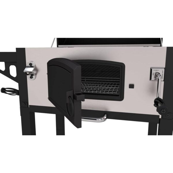 DGN486SNC-D Heavy-Duty Large Charcoal Grill in Black and Stainless Steel - Image 7