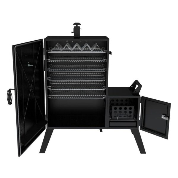 DGO1890BDC-D Vertical Wide Body Offset Charcoal Smoker - Image 5