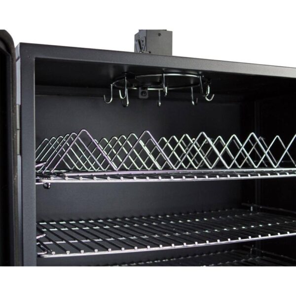 DGO1890BDC-D Vertical Wide Body Offset Charcoal Smoker - Image 10