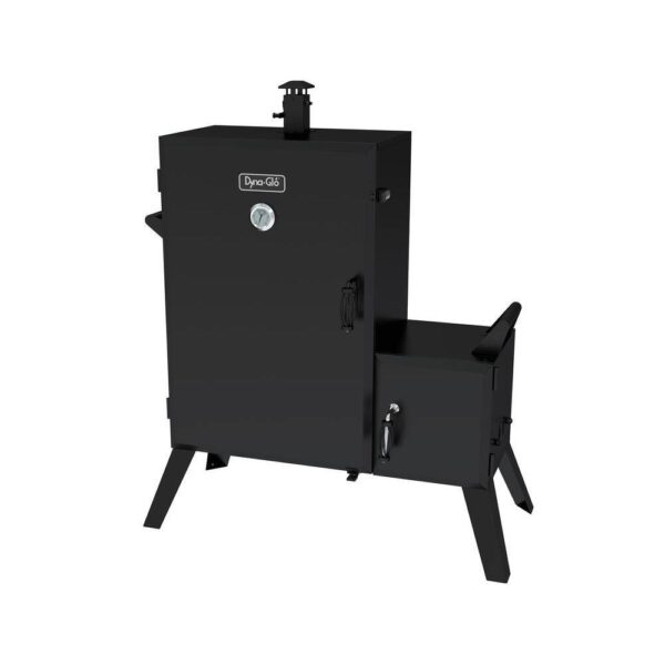DGO1890BDC-D Vertical Wide Body Offset Charcoal Smoker - Image 4