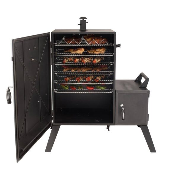DGO1890BDC-D Vertical Wide Body Offset Charcoal Smoker - Image 2