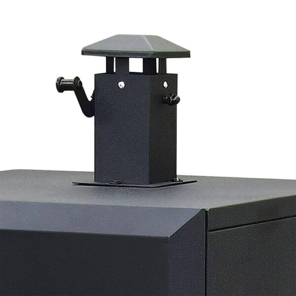 DGO1890BDC-D Vertical Wide Body Offset Charcoal Smoker - Image 12