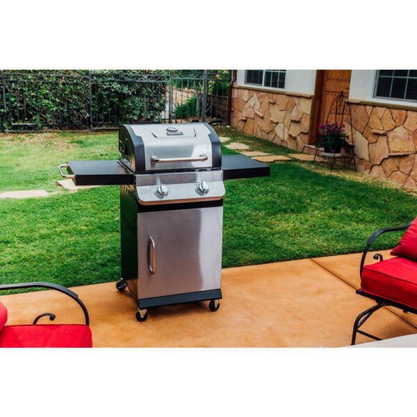 DGP321SNP-D Premier 2-Burner Propane Gas Grill in Stainless Steel with Built-In Thermometer - Image 14