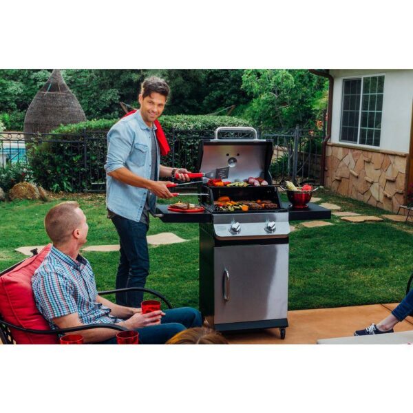 DGP321SNP-D Premier 2-Burner Propane Gas Grill in Stainless Steel with Built-In Thermometer - Image 13