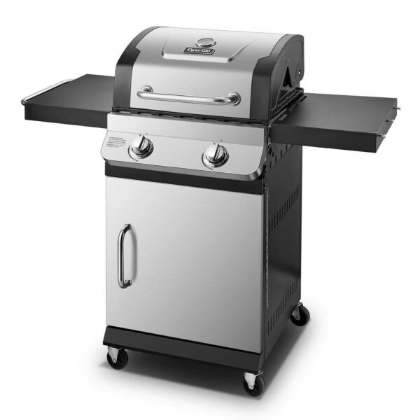 DGP321SNP-D Premier 2-Burner Propane Gas Grill in Stainless Steel with Built-In Thermometer - Image 4