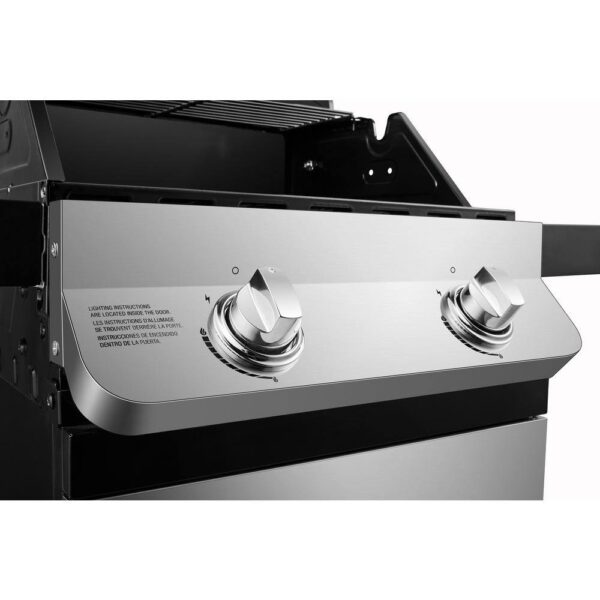 DGP321SNP-D Premier 2-Burner Propane Gas Grill in Stainless Steel with Built-In Thermometer - Image 8