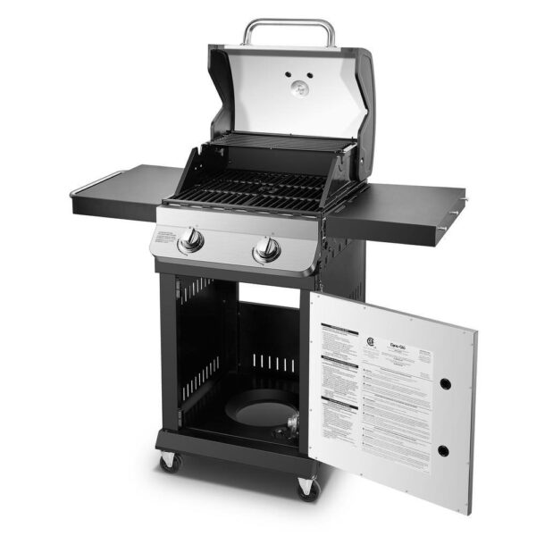DGP321SNP-D Premier 2-Burner Propane Gas Grill in Stainless Steel with Built-In Thermometer - Image 12